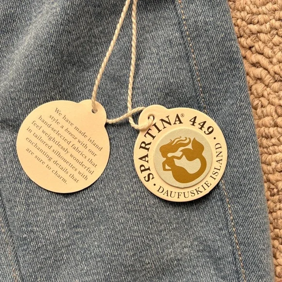 Spartina 449 Blue Women's Jeans - Picture 4 of 10